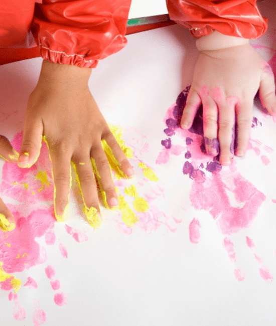 20 Toddler Handprint Painting