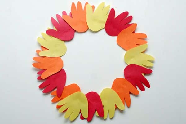 A Handprint Wreath