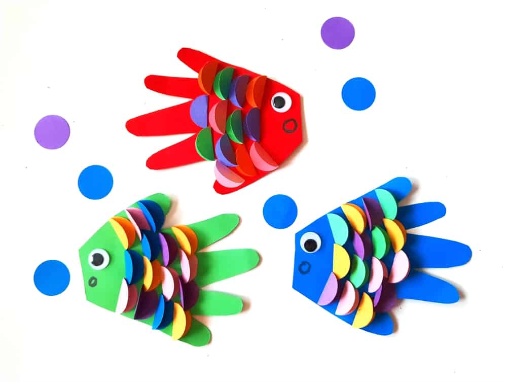 An Adorable Handprint Fish Craft