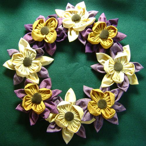 Cloth Flower Wreaths