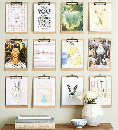 Create an Inspirational Wall of Arts