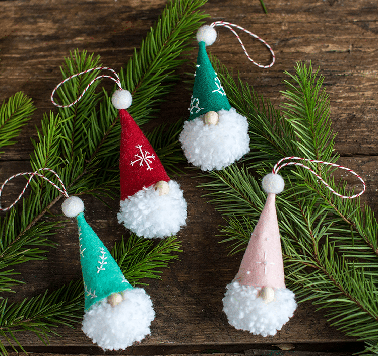 Pompom Ornaments