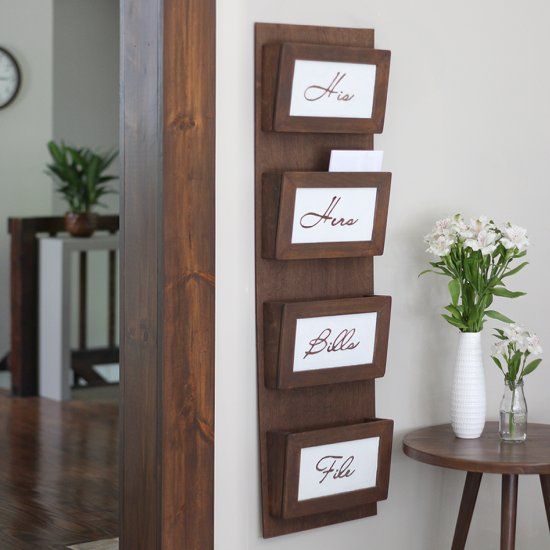 Wall Letter Organizer