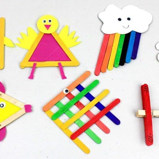 Popsicle Stick Crafts for Kids To Make Fun Things