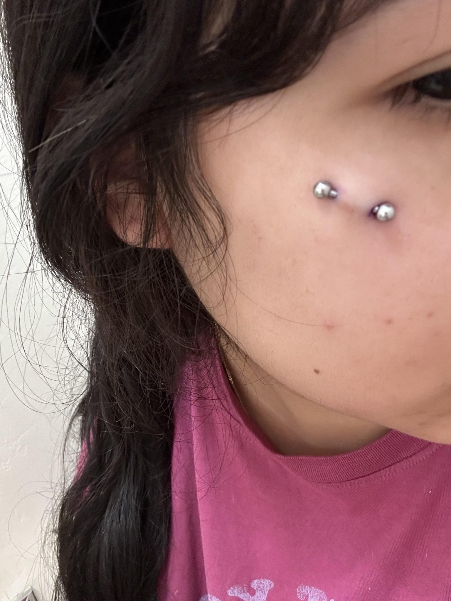 Anti-Eyebrow (Teardrop) Piercing