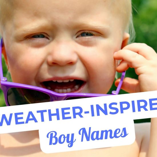 Cool Weather-Related Names for Your Son