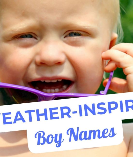 Cool Weather-Related Names for Your Son