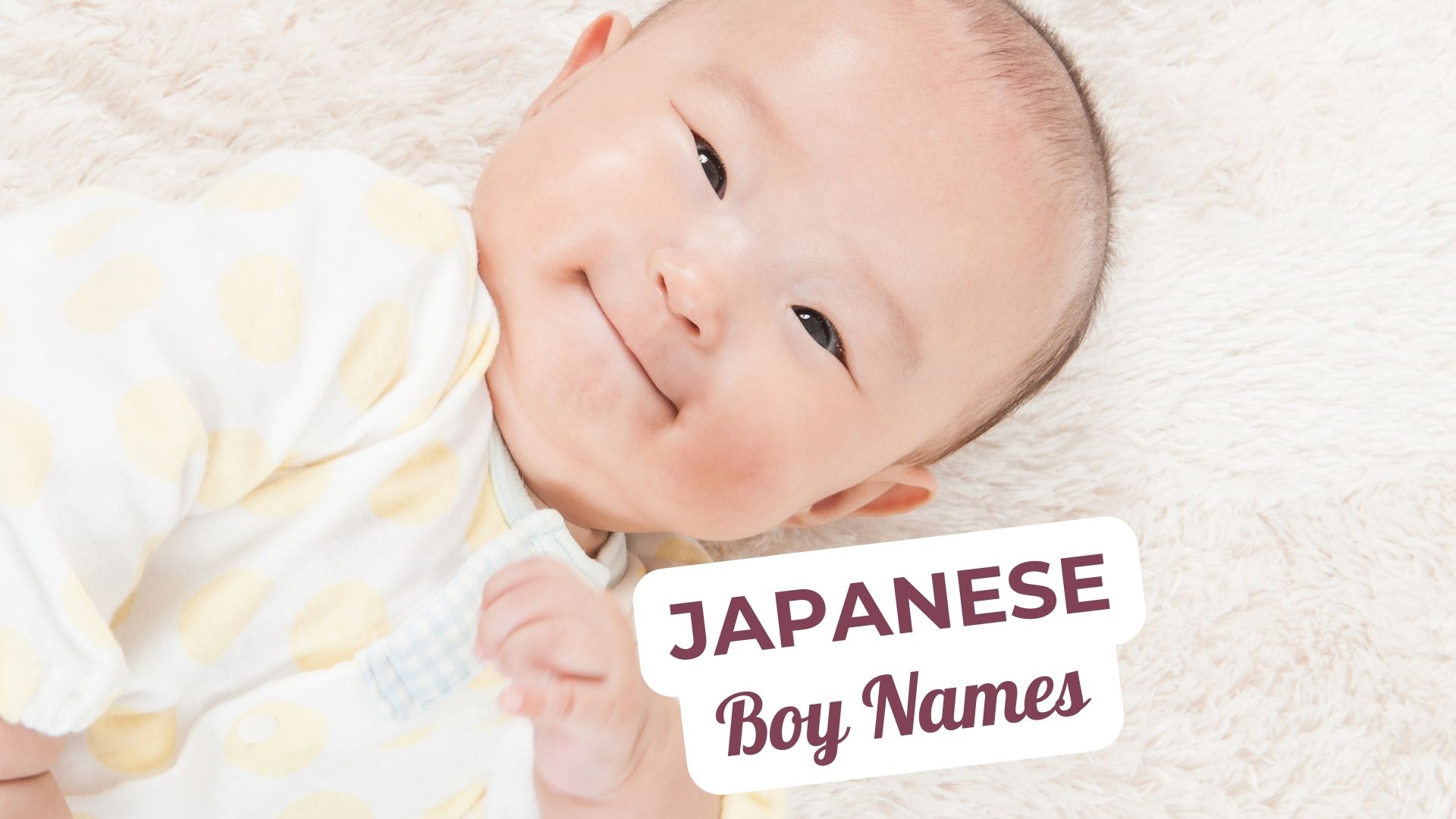 Japanese Boy Names for Your Baby