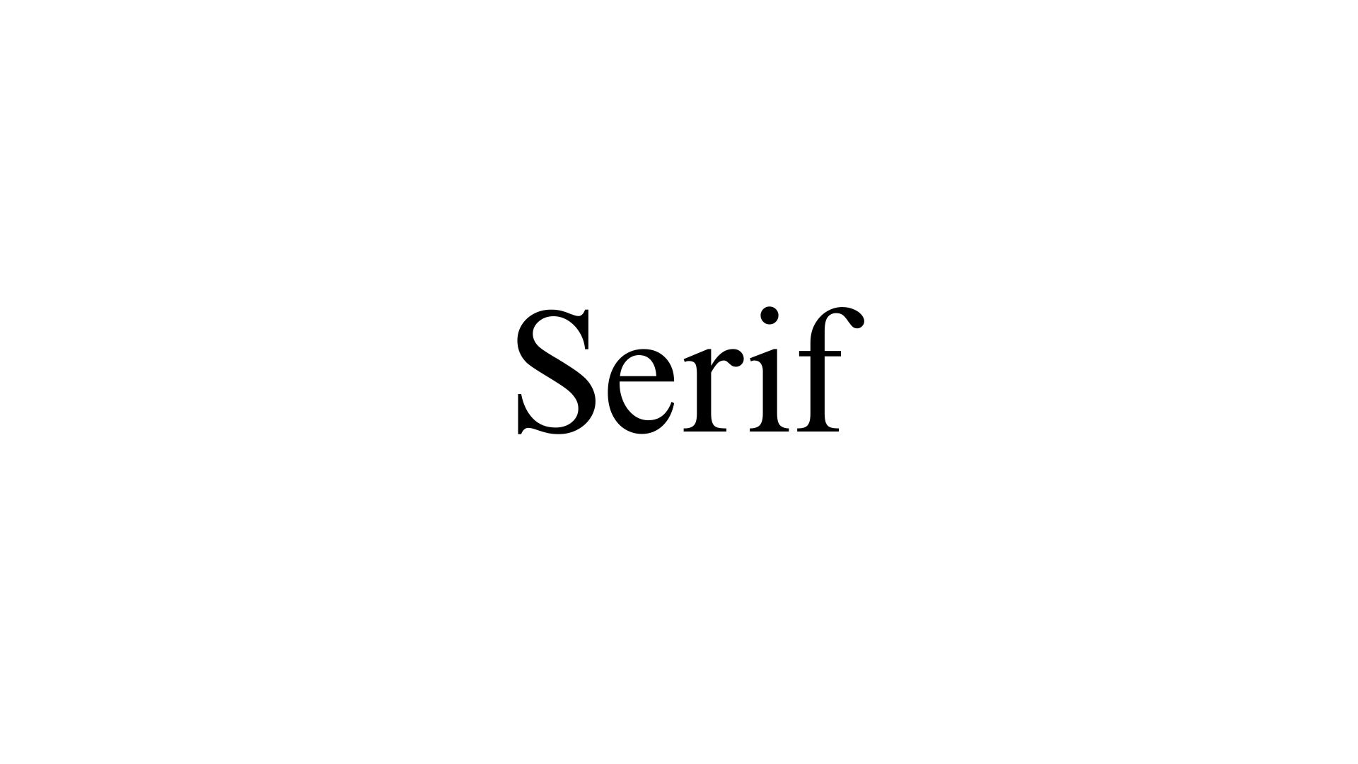 Serif