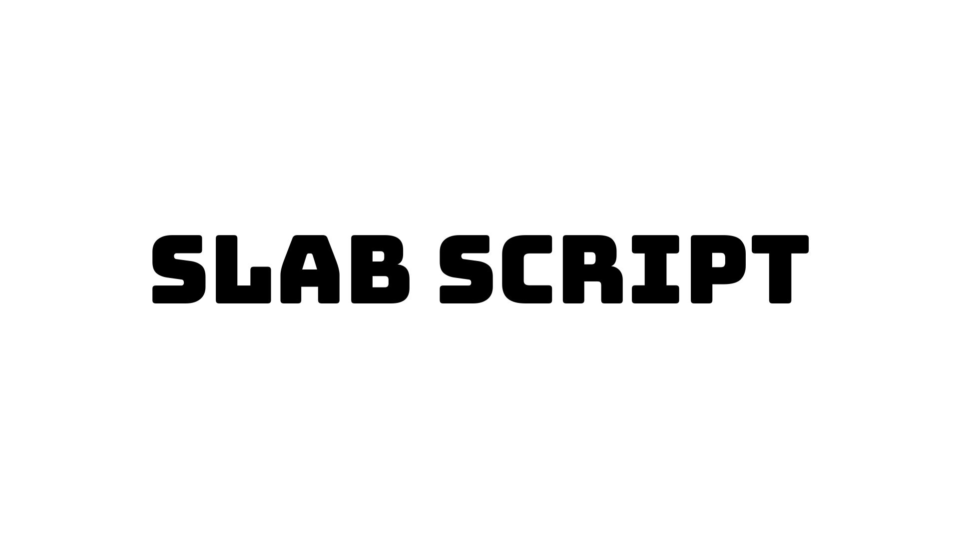 Slab Script