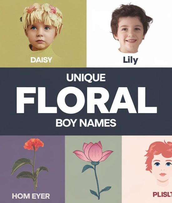 Unique Floral Boy Names You Haven't Considered