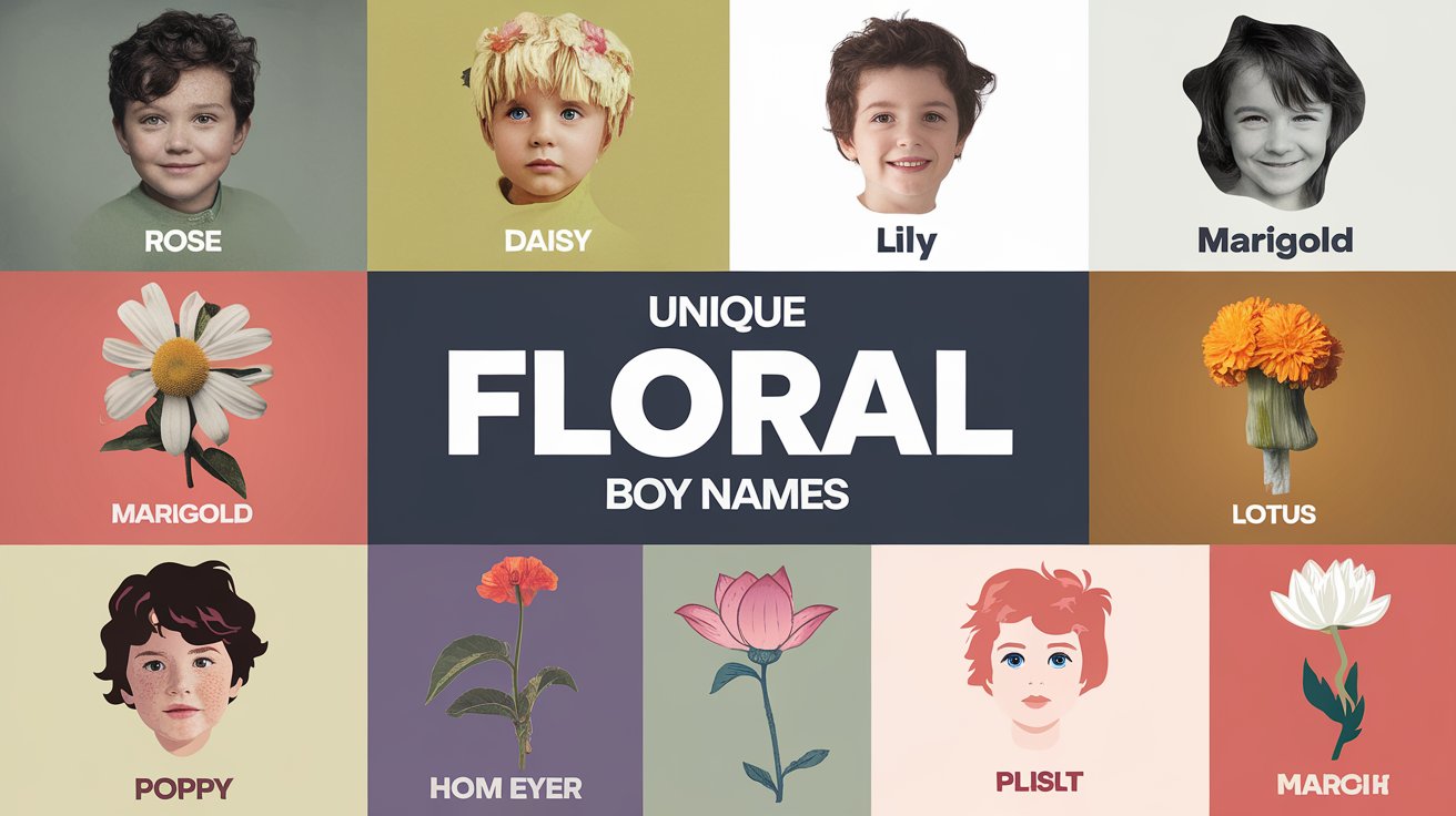 Unique Floral Boy Names You Haven't Considered