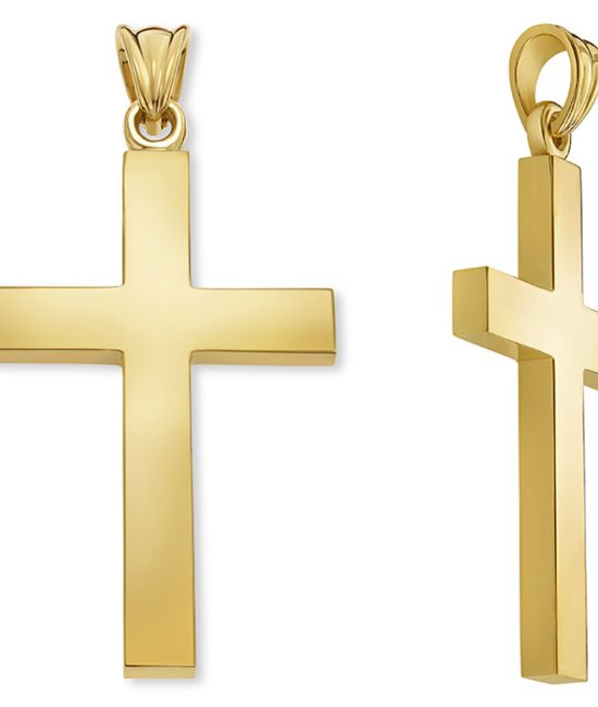 A Divine Dive into Heavenly Gold Cross Pendants