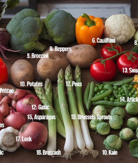 Popular Vegetables and Their Health Benefits