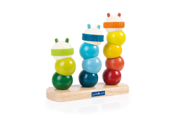 Guidecraft Caterpillar Stacking Toy