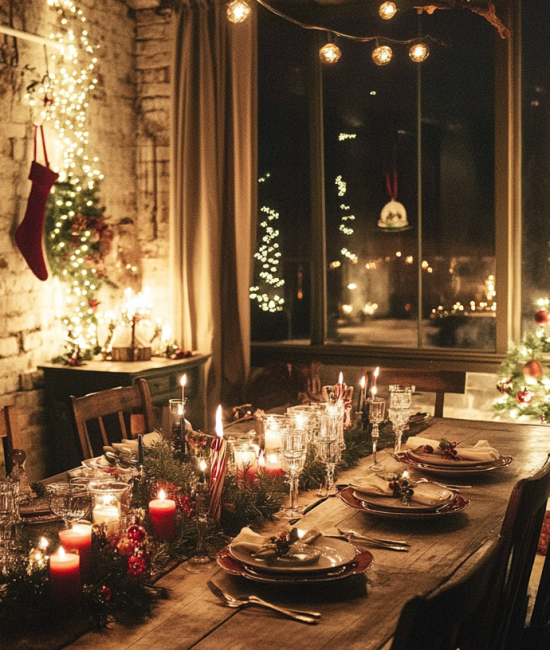 How to Host Christmas Dinner in a Small Space