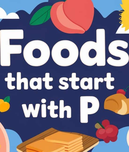 food that start with p