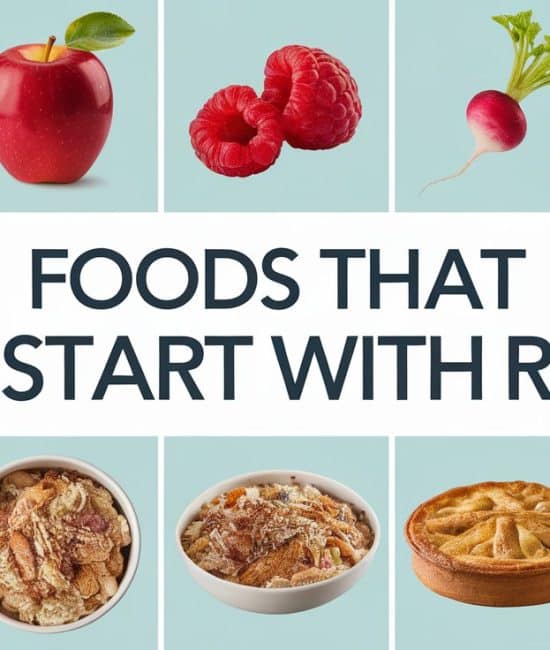 what food starts with r