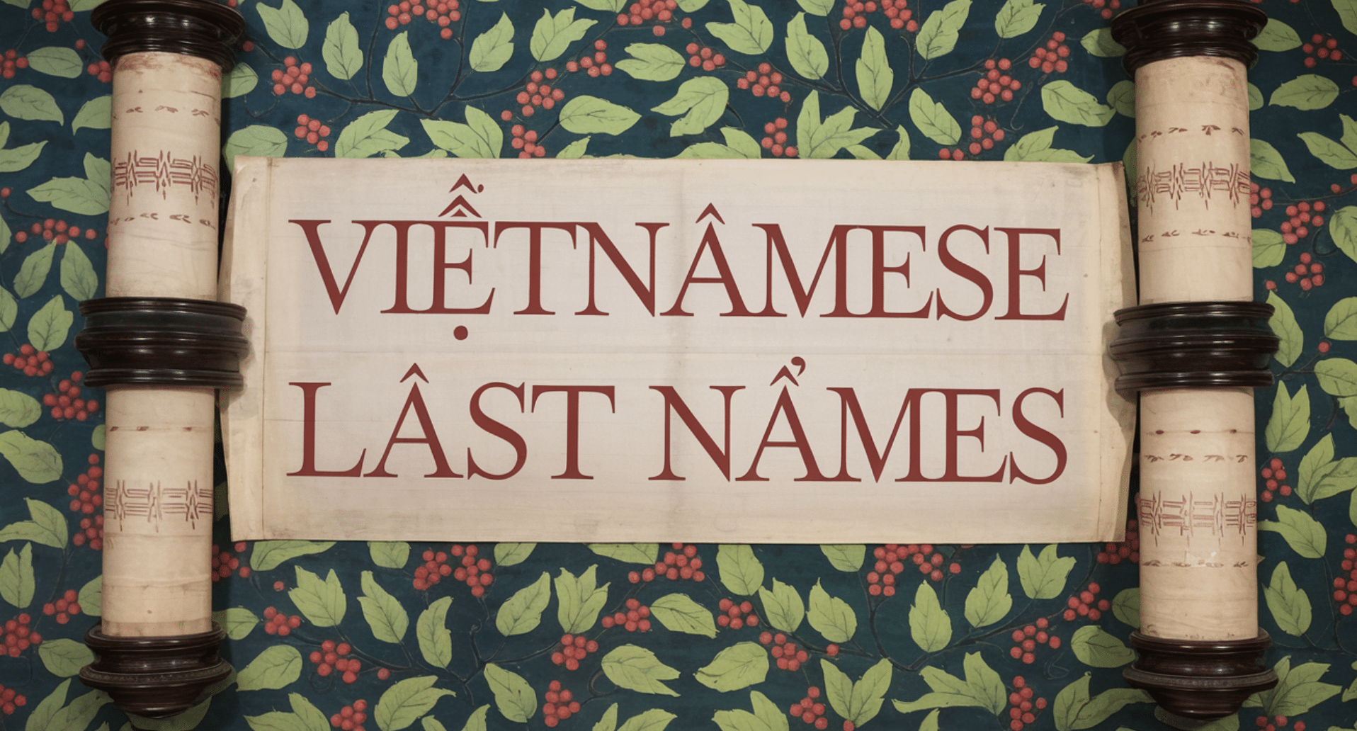 133 Vietnamese Last Names and Their Origins