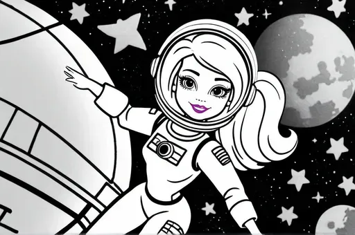 Barbie as an Astronaut