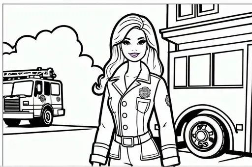 Barbie as a Firefighter