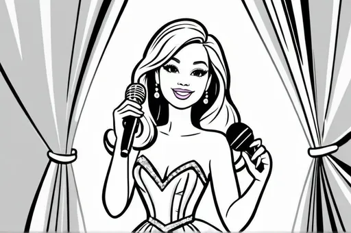 Barbie as a Singer