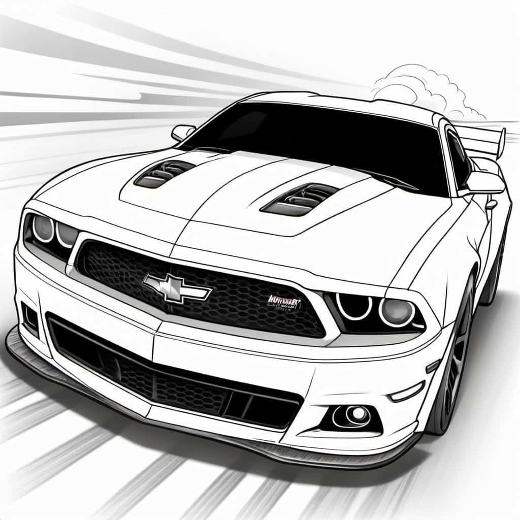 American_Muscle_Race_Car