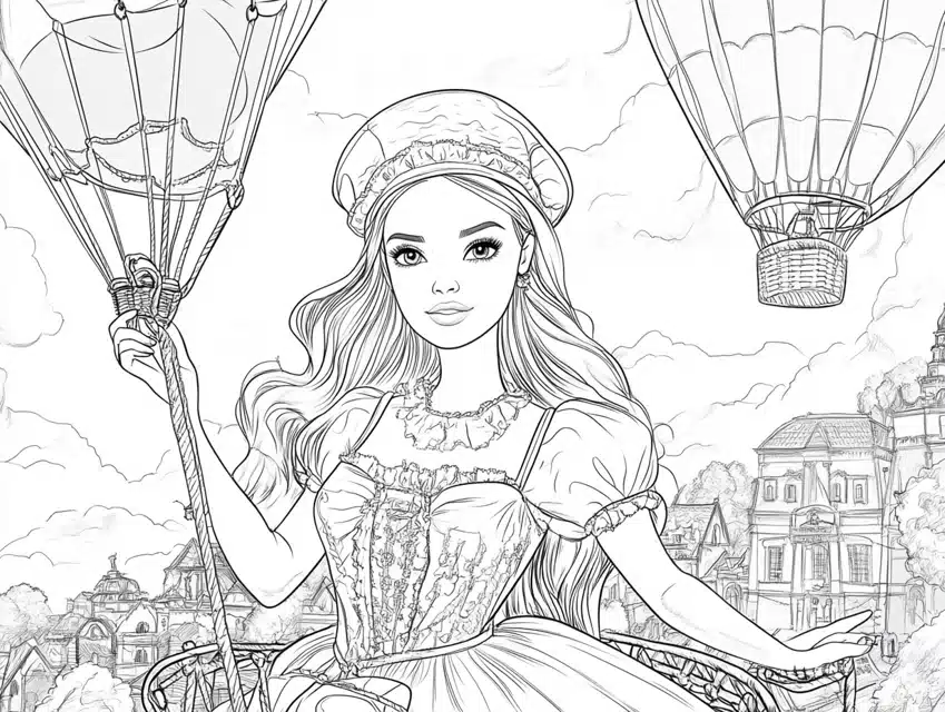 Barbie in a Hot Air Balloon Ride