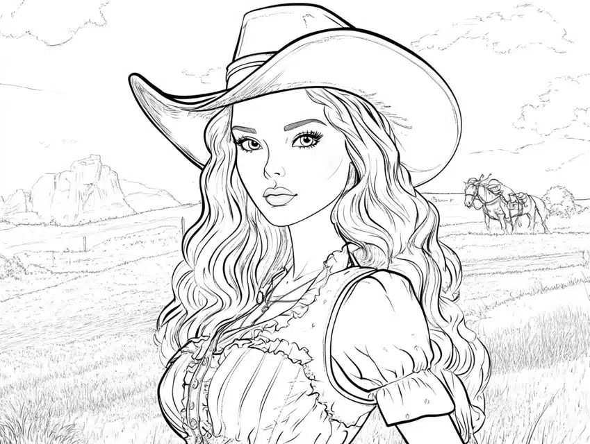 Barbie in the Wild West