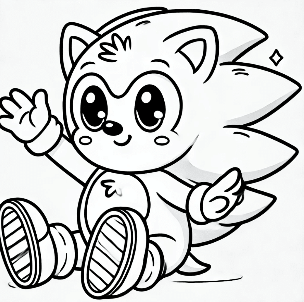 CUTE_BABY_SONIC_COLORING_SHEET