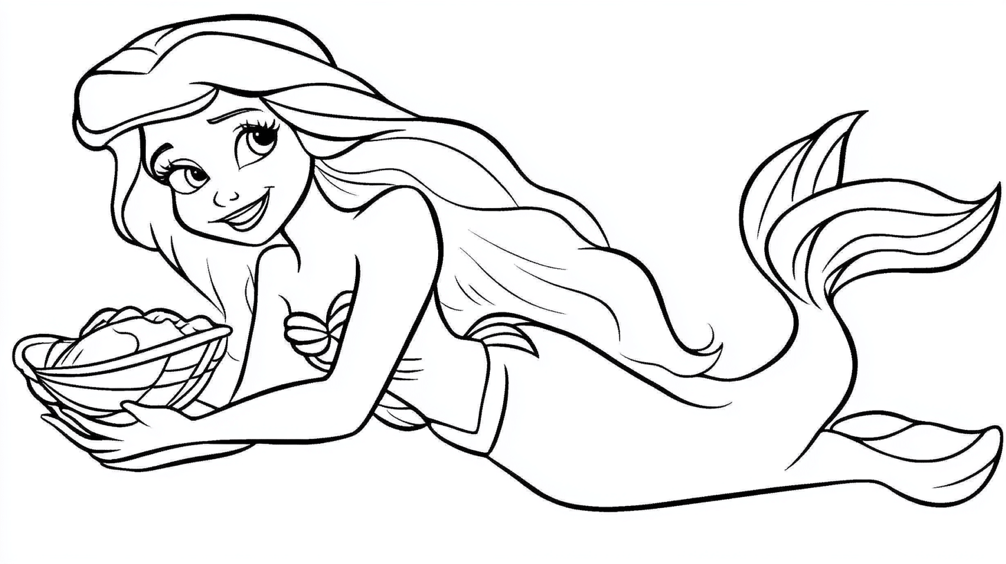 Cute_Mermaid_Holding_Seashell