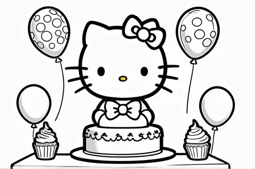 Decorate_Hello_Kittys_cake_for_her_birthday_party