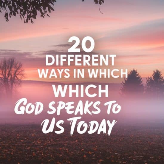Different Ways in Which God Speaks to Us Today