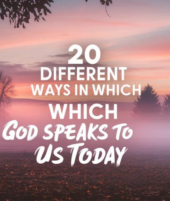 Different Ways in Which God Speaks to Us Today