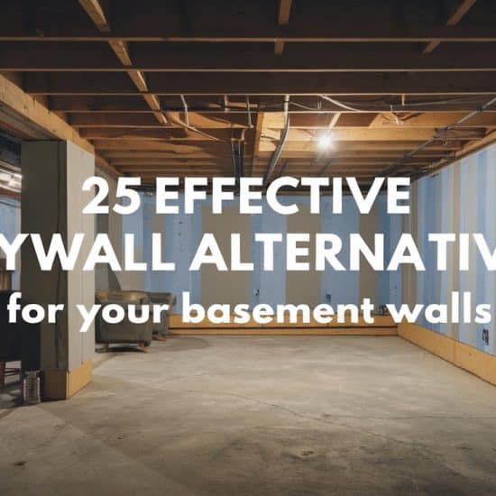 Effective Drywall Alternatives for Your Basement Walls