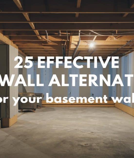 Effective Drywall Alternatives for Your Basement Walls