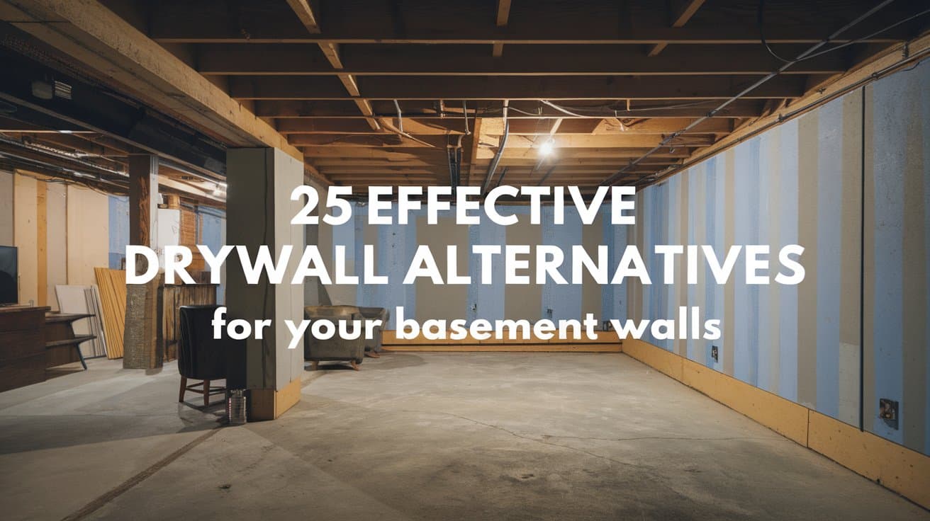 Effective Drywall Alternatives for Your Basement Walls