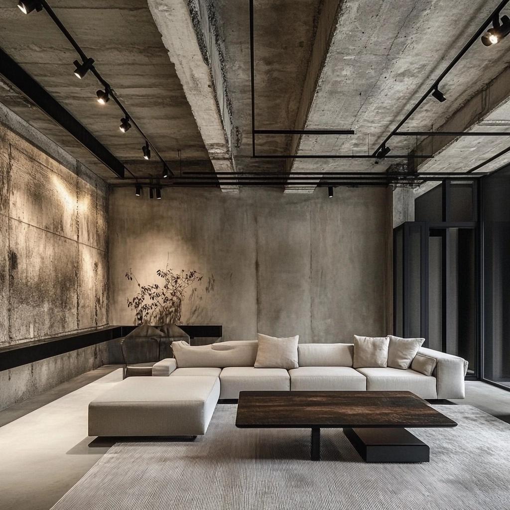 Exposed_Concrete_Slab_Ceiling_with_Wall_Cladding