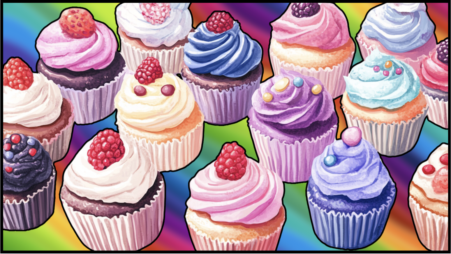 Fun and Creative Cupcake Coloring Page Designs To Practice!