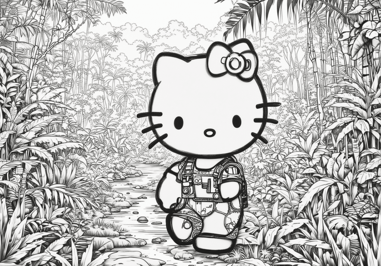 Hello_Kitty_exploring_a_jungle_safari