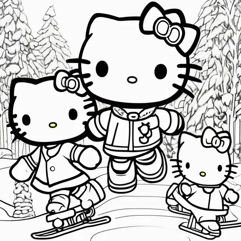 Hello_Kitty_ice-skating_with_her_friends