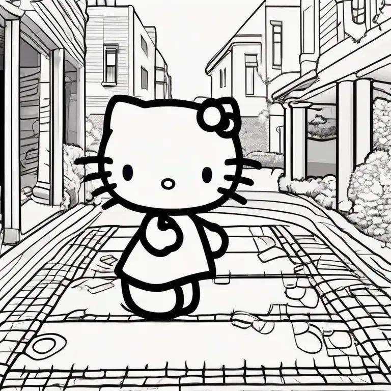 Hello_Kitty_playing_hopscotch_at_recess