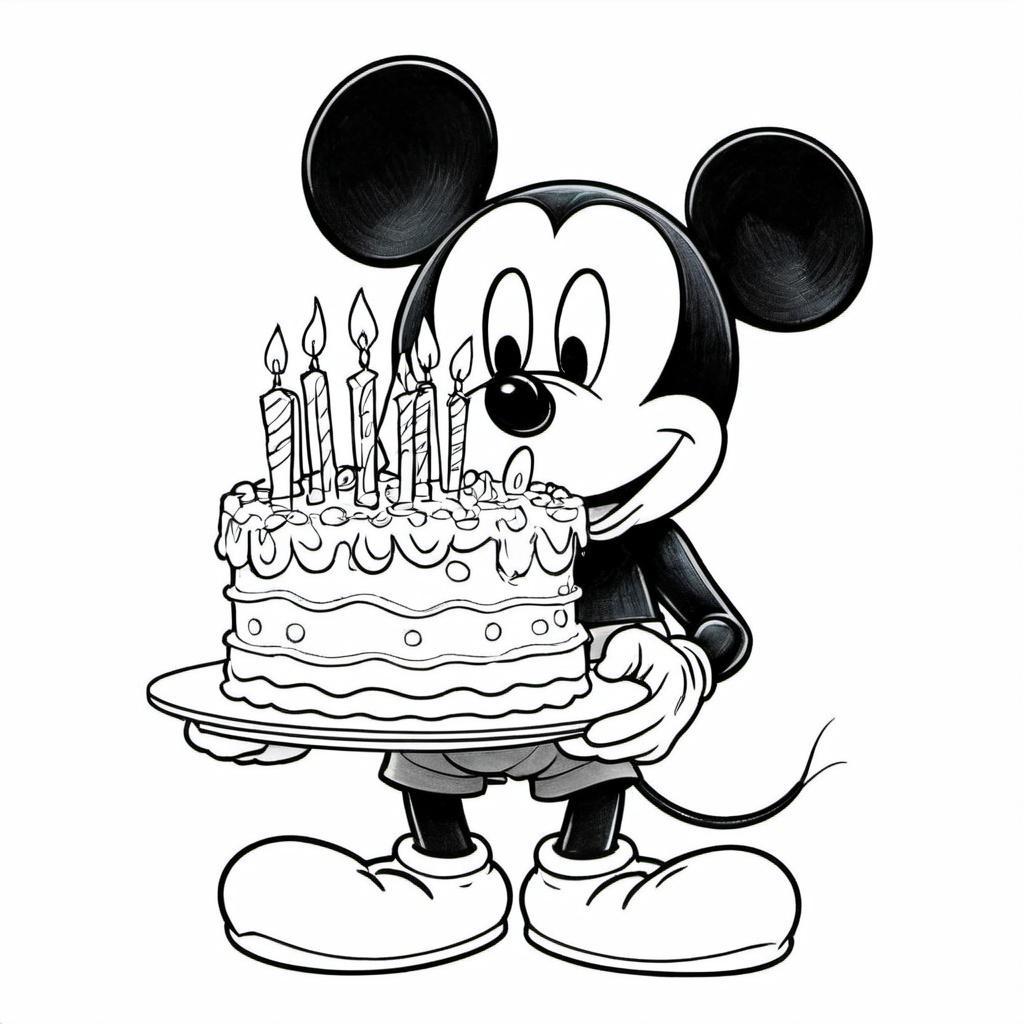 Mickey_Mouse_holding_a_big_birthday_cake_with_candles