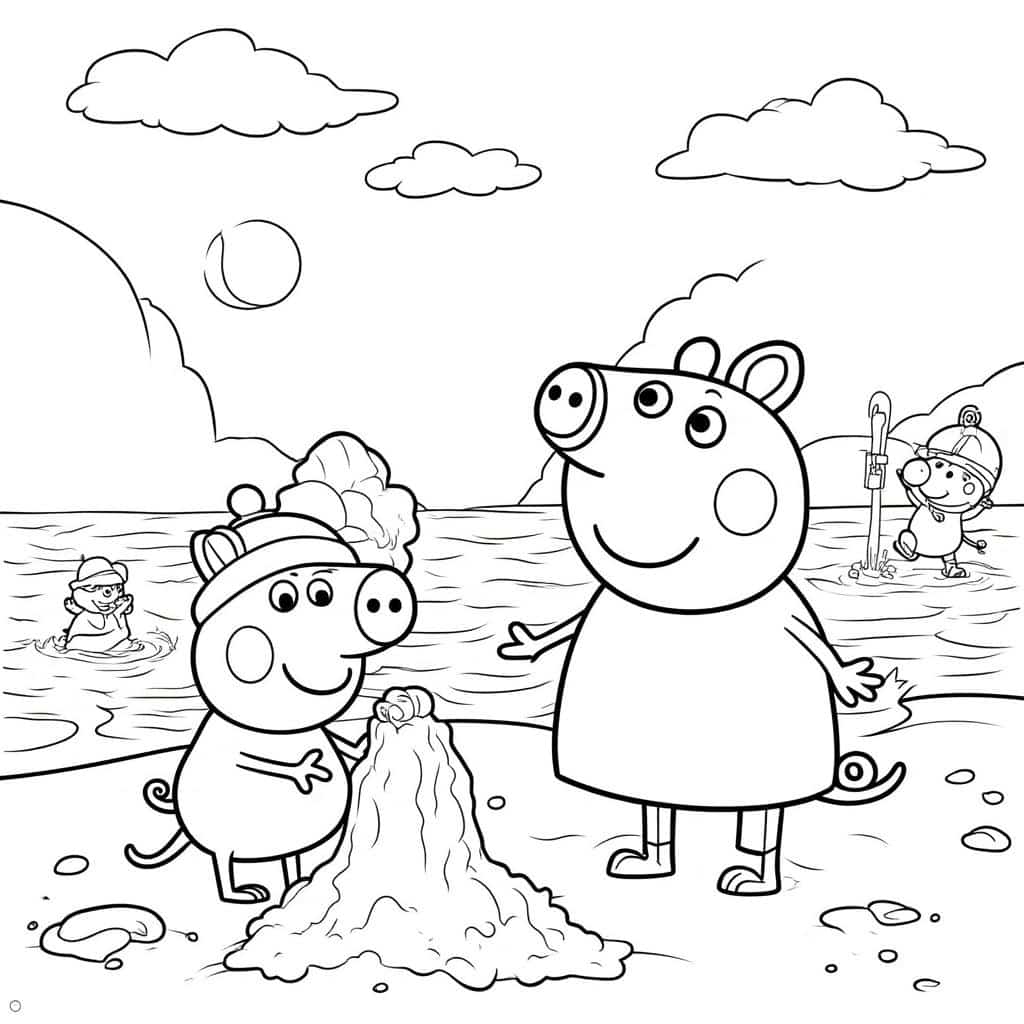 Peppa_building_a_sandcastle_at_the_beach