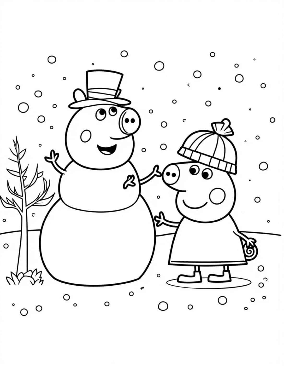 Peppa_building_a_snowman_in_winter