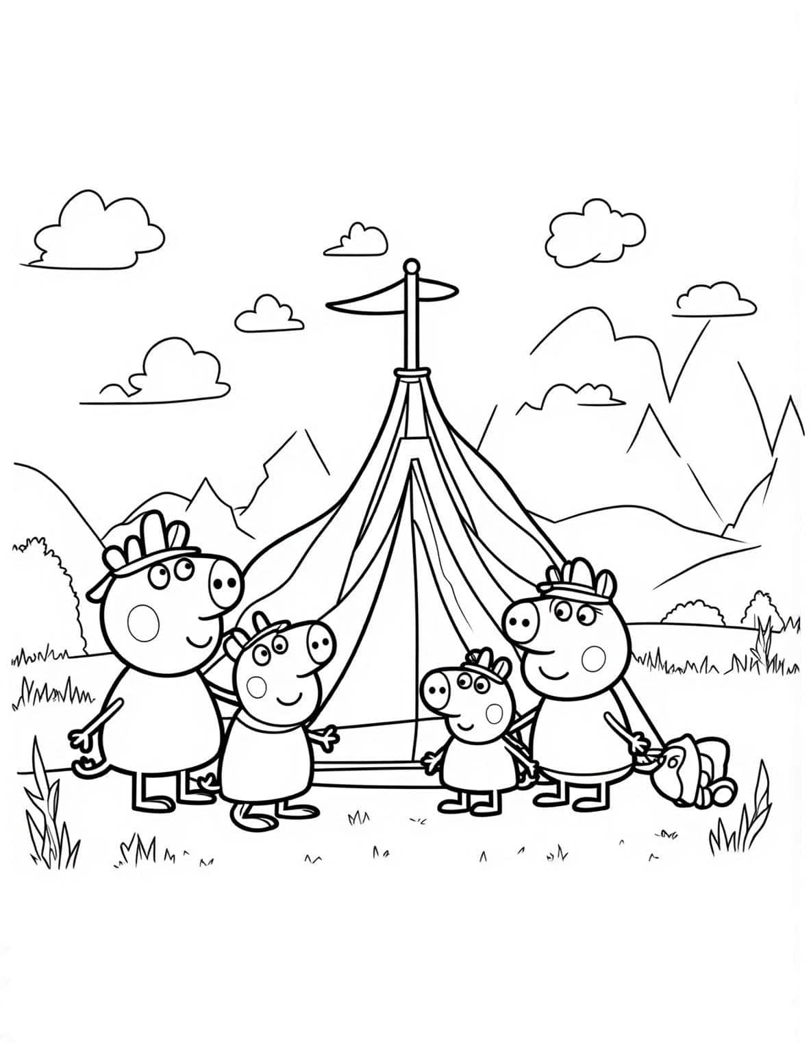 Peppa_camping_with_her_family