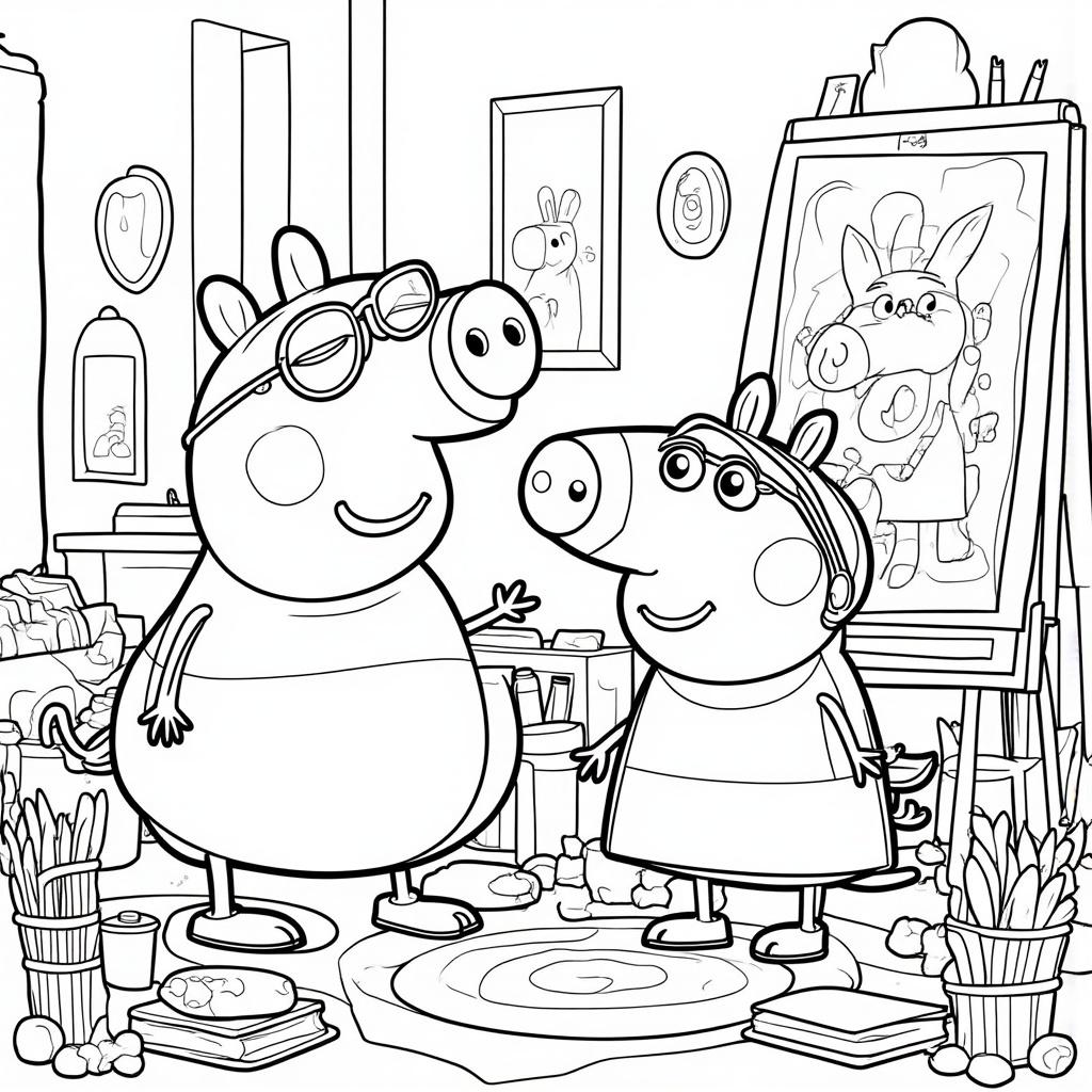 Peppa_drawing_a_family_portrait