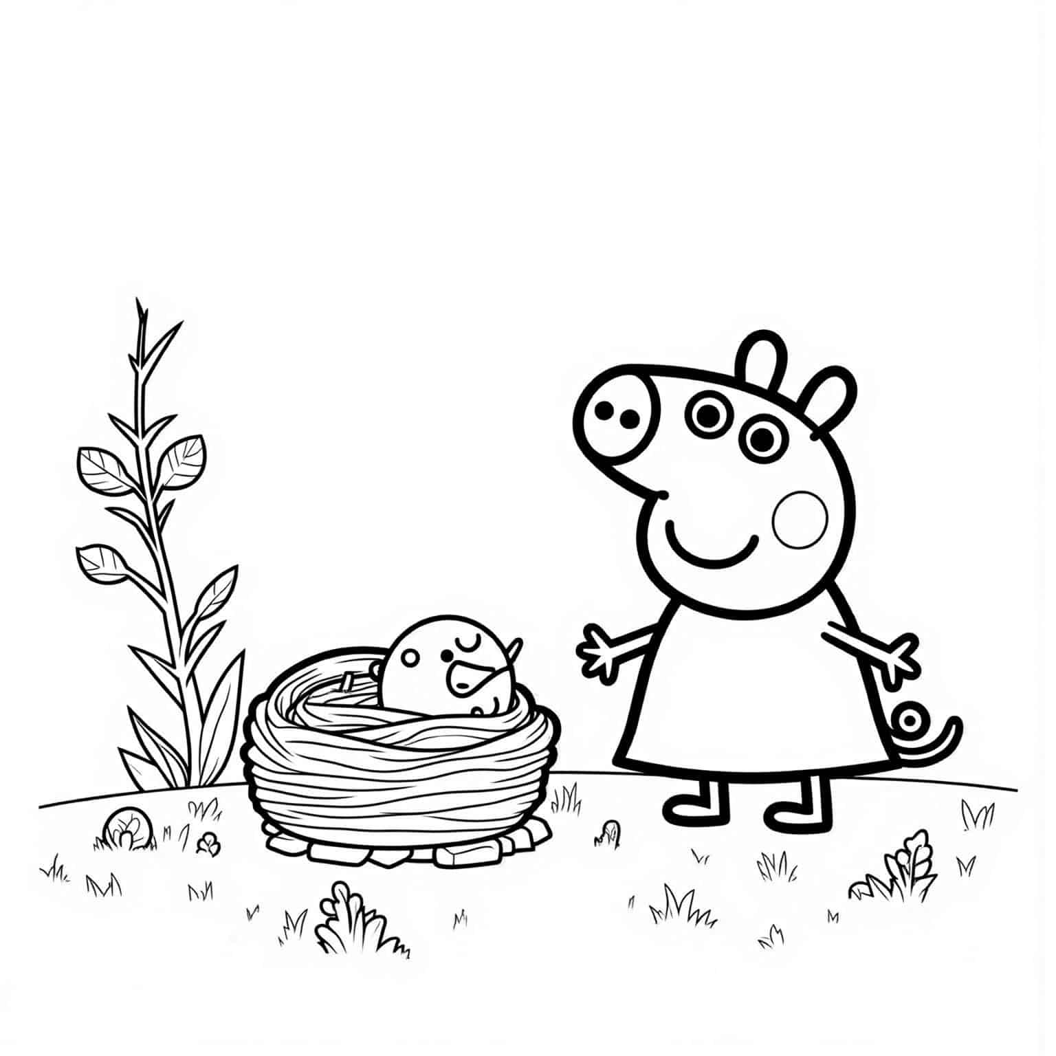 Peppa_helping_a_lost_bird_find_its_nest