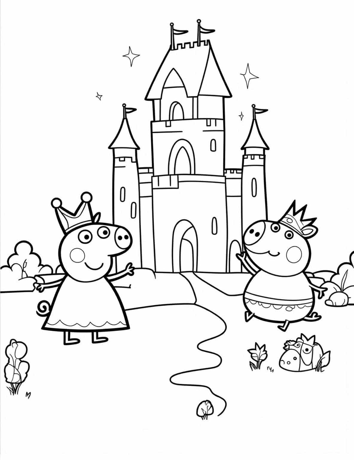 Peppa_visiting_a_castle_as_a_princess