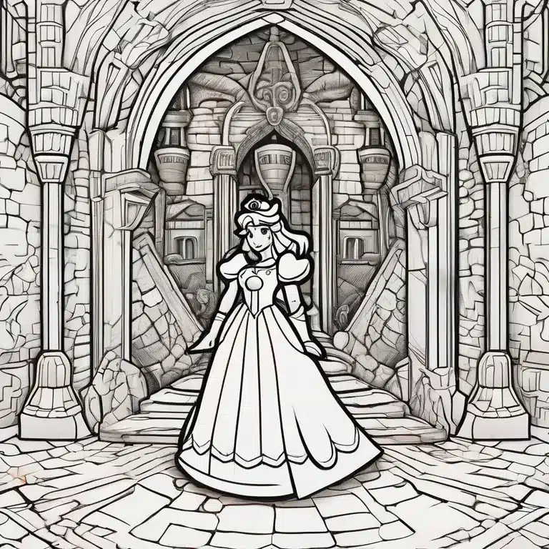 Princess_Peach_Navigating_Through_a_Dungeon